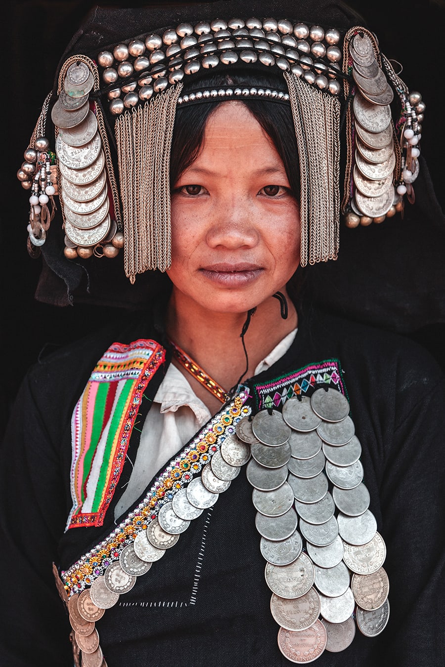 An Akha Ghepia woman in Phongsali, Laos