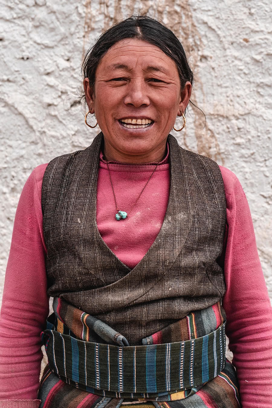A woman from Upper Mustang, Nepal.