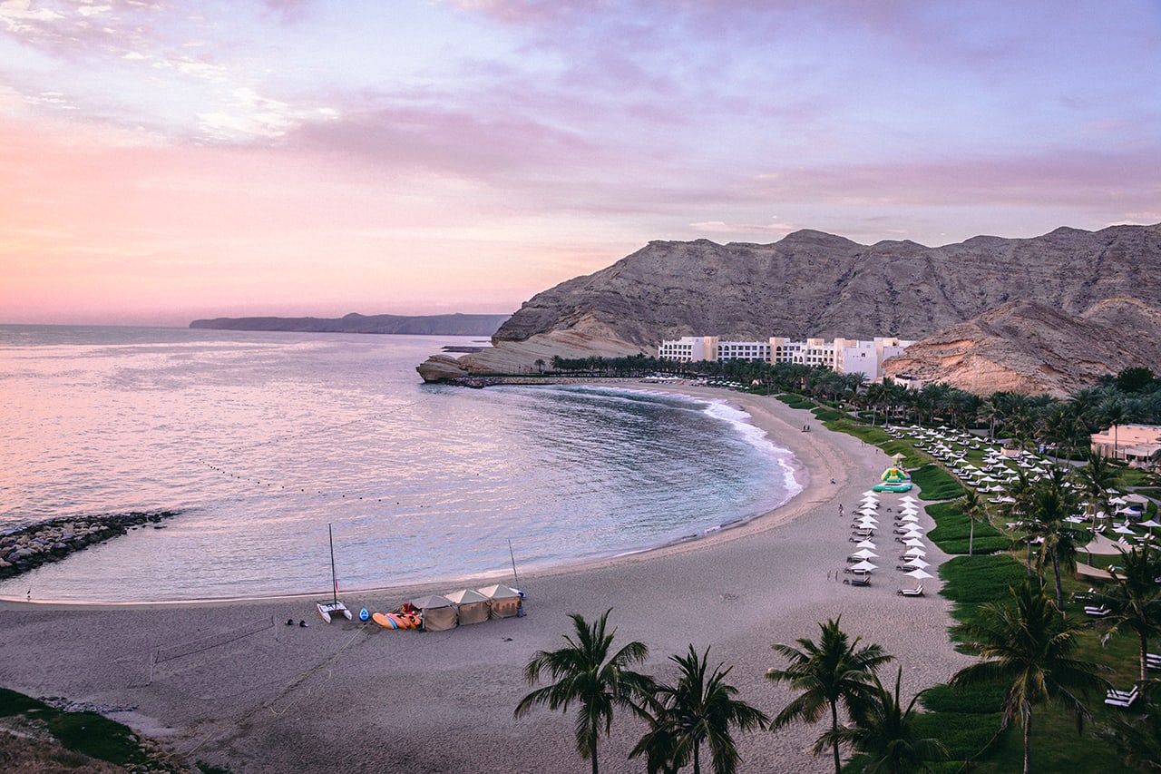 View from the Shangri La resort in Muscat, Oman.