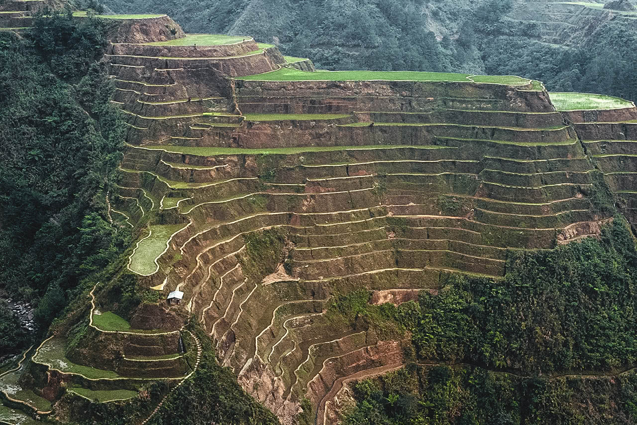 2000 year old rice terraces of Banaue in the Philippines Ifugao province.