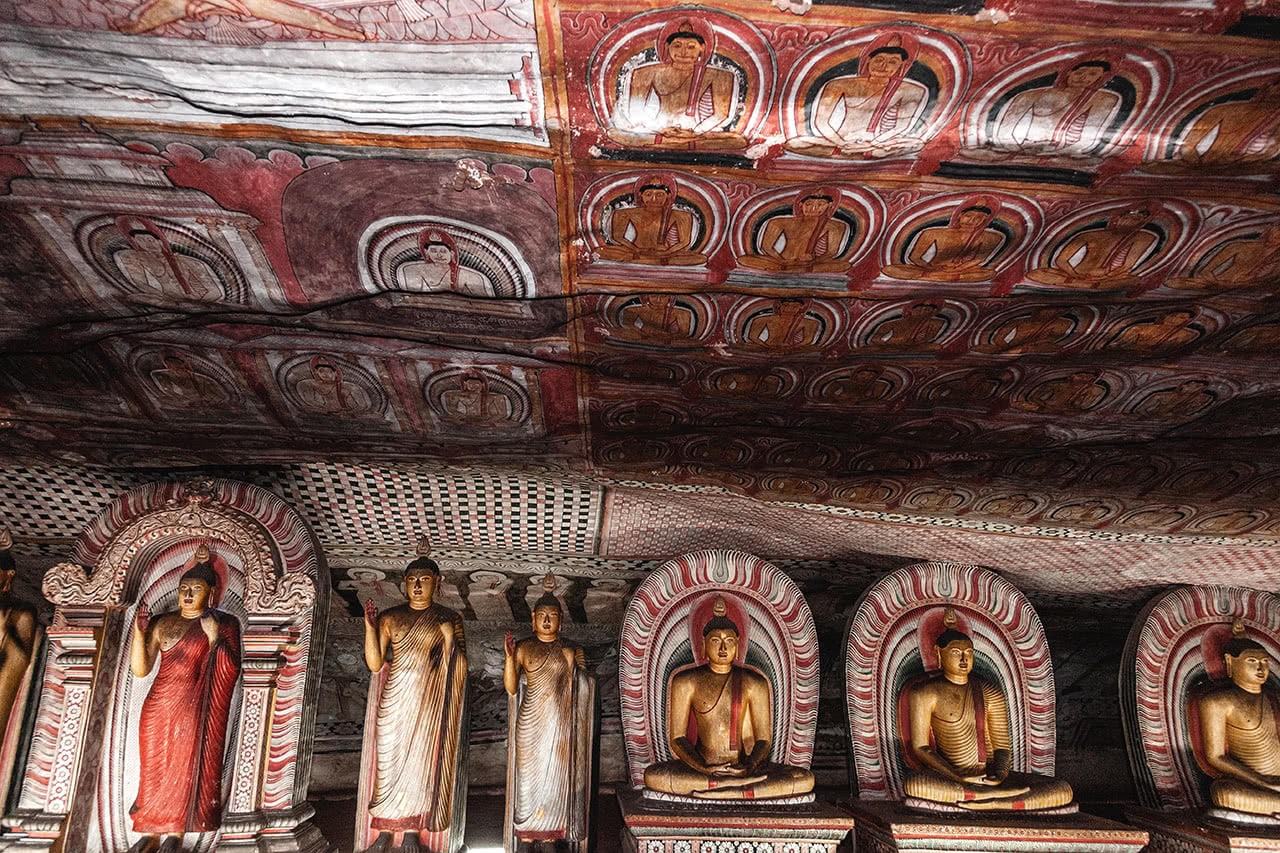 Dambulla cave temple, Sri Lanka
