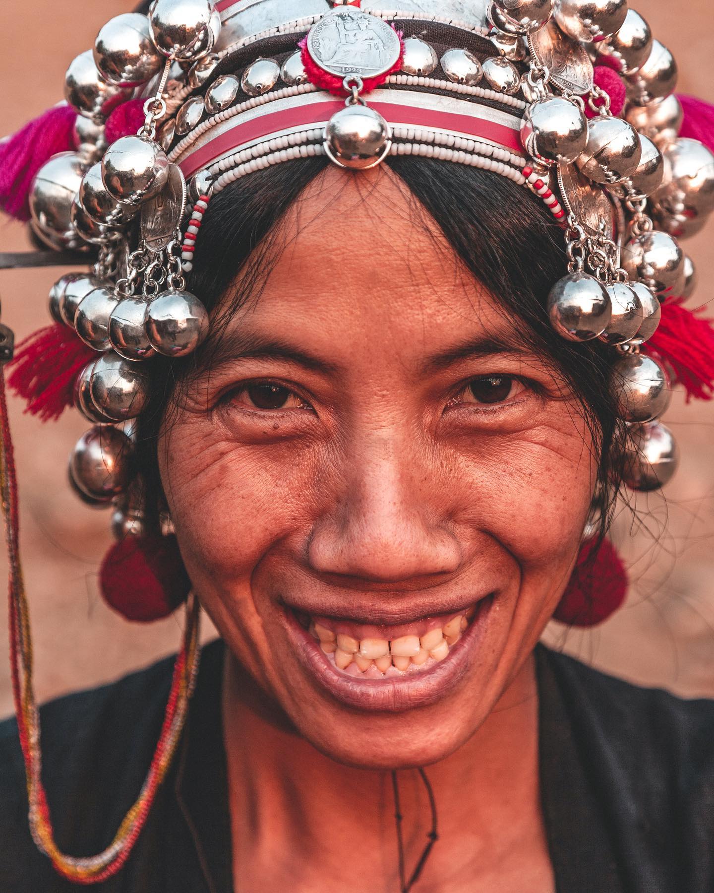 Akha Eko woman in Muang Long, northern Laos.